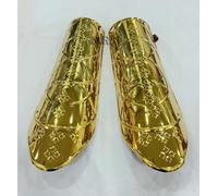 Nautical Replica Hub Gambali vintage per adulti cavaliere armatura per LARP medievale ghette in acciaio per protezione delle gambe