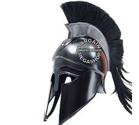 Nautical Replica Hub Spartan-Vaso Greco-Romano Medievale Larp Sca Ruolo Play Armor & con Piuma, Rosso