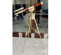 Nautical Replica Hub Treppiede Decorativo a Doppio barile in Ottone