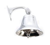 Nauticalia - Campanello da Barca in Ottone Cromato, 12 cm