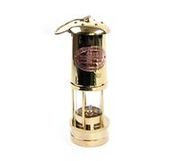 Nauticalia Lampada Miners, 24cm, Oro, Ottone, Senza Finitura, Lampada a Olio