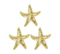 Nauticals Inspire - Set di 3 ciondoli multicolore a forma di stella marina con conchiglie per creare collane e gioielli ispirati alla spiaggia, Misura unica, come descritto, come descritto