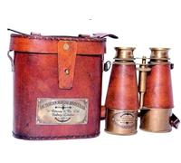 Nautico Marittimo Ottone Telescopio Binocolo Nave Barca Trekking Vintage Antico Marine Binoculare Spyglass Telescopio Pirati Regalo