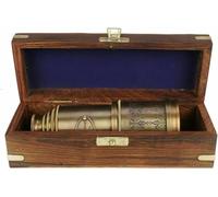 Nautico Marittimo Ottone Telescopio Nave Barca Trekking Vintage Antico Marine Funzionale Telescopio Pirati Regalo