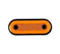 NAUTIG 5 Pezzi 12V 24V Luci Di Posizione Laterali Per Camion Per Rimorchi A LED Riflettore Per Furgoni In Liquidazione Per Scania Set Fanali(5Pcs Yellow)