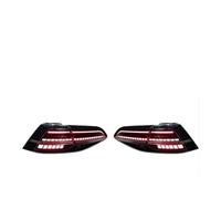 NAUTIG Fanale Posteriore Auto Per Per Golf 7,5 Luci 2013-2020, Stop A LED, DRL, Colore Fumo, Retromarcia, Accessori Set Fanali(7.5 Black)