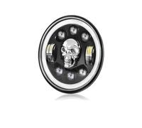 NAUTIG Fari Anteriori Faro Anteriore A LED Per Moto Da 5,75 Pollici Lampada Da 5-3/4 Per Sportster Per Roadster Per Glide Per Dyna Faro Motociclo(M003K)