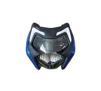 NAUTIG Fari Anteriori Faro Anteriore A LED Per Moto Per TVS Per Apache Per RTR 160/200 4V Faro Motociclo(Blu)