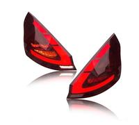NAUTIG Fari Posteriori Fanali Posteriori LED Gruppo Fanale Posteriore Lampada Posteriore Fendinebbia Europa Per Ford Per Fiesta MK7 ST SE 2009-2012 2013 2014 2015 2016(1Pair Red)
