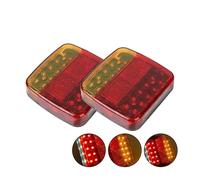 NAUTIG Fari Posteriori Per Caravan Camper Camion Camion Camion Rimorchio Fanale Posteriore Segnale Avvertimento Lampada Freno Fanale Posteriore LED Wireless Magnetico