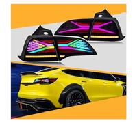 NAUTIG Fari Posteriori Per Tesla Per IModello 3 Per Modello Y 2017-2023 X-Men Fanale Posteriore Start UP DRL Luce Posteriore Lampade Segnalazione Luci Posteriori A LED RGB(Europe Version)
