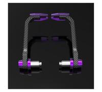 NAUTIG Manubrio Paramani Coppia di Paramani in Alluminio per Moto Protezione Anticaduta Universale per Paramani da Motocross Moto Paramani(Viola)