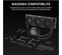 Corsair Nautilus 360 RS Processore Raffreddatore di liquidi tutto in uno 12 cm Nero