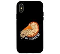 Nautilus creature marine preistoriche che salvano gli oceani Custodia per iPhone X/XS