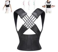 NAUXIU Adjustable Back Belt Office Home Gym Unisex，Raddrizzatore della Parte per Migliora Postura， Correttore della Schiena Traspirante per Donne e Uomini，Fascia Lombare Posturale Spalle Schiena