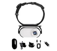 NAUXIU Collare Macchina Fotografica Per Pet Telecamere & Monitor Con 120 Obiettivo Grandangolare Mini Portatile Sport Camera Corpo Con Azione Stabile Vi W6N3