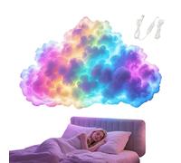 NAUXIU Diy Usb-powered Thundercloud Led Light Decor,diy Weather Clouds Led Light,3d Thundercloud,Cloud with Music Rhythm,Clouds Lamp for Bedroom & Gaming Room-200cm