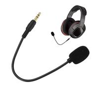 NAUXIU Microfono di ricambio da 3,5 mm per giochi con cancellazione del rumore cuffie OSMO Streaming Live Pocket Tool per DJI