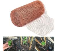 NAUXIU Nastro di Rame Contro Le Lumache,lumachicida,Rete Metallica in Rame per Giardini,Anti Lumache per Orto, Aiuola Rialzata Protezione Lumache per Proteggere Le Piante del Giardino