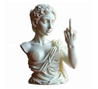 NAUXIU Statua della dea di Vienna, divertente statuetta della dea, scultura artigianale in resina 3D, ornamento decorativo per casa o ufficio