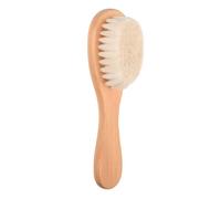 NAUZE Spazzola con setole morbide con manico in legno super naturale e setole di capra morbide per massaggio alla testa per mantenere il cuoio capelluto strumento di salute spazzola per culla