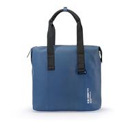 NAVA - Borsa Tote Bag Donna e Uomo Blu, Shopper Donna, Uomo, Adulti, Ragazzi, Resistente e Waterproof dal Design Urban, Borse con Manici in Tessuto, Dettagli Metallici e Interno con Busta Rimovibile