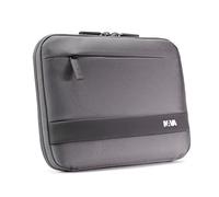 NAVA DESIGN - Custodia Porta Tablet, Notebook o Smartphone Formato A5, Colore Grigio Scuro - Dimensioni 22 x 28 x 2 cm
