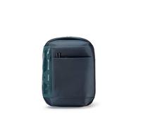 NAVA DESIGN - Zaino Small Organizzato con Uno Scomparto, Tasca Frontale, Chiusura a Zip e Porta Computer, Colore Petrolio - Dimensioni 38 x 27 x 13 cm