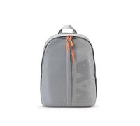 NAVA DESIGN - Zaino Small Organizzato con Uno Scomparto, Tasca Imbottita Porta PC/Tablet e Tasca Frontale Verticale, Colore Grigio - Dimensioni 38 x 29 x 12 cm