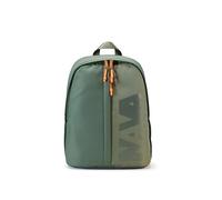 NAVA DESIGN - Zaino Small Organizzato con Uno Scomparto, Tasca Imbottita Porta PC/Tablet e Tasca Frontale Verticale, Colore Verdone - Dimensioni 38 x 29 x 12 cm