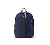 NAVA DESIGN - Zaino Small Organizzato con Uno Scomparto, Tasca Imbottita Porta PC/Tablet e Tasca Frontale Verticale, Colore Blu Notte - Dimensioni 38 x 29 x 12 cm
