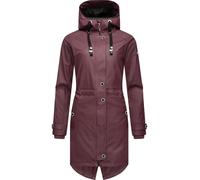 NAVAHOO Cappotto funzionale 'Rainy Flower' borgogna Donna NAVAHOO L