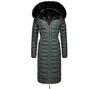 NAVAHOO Cappotto invernale 'Umay' marrone / petrolio / nero Donna NAVAHOO XL marrone / petrolio / nero
