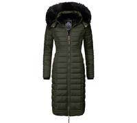 NAVAHOO Cappotto invernale 'Umay' verde scuro / nero Donna NAVAHOO XL