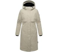 Navahoo Cappotto lungo da donna caldo parka con grande cappuccio e dettagli magnetici melodia di ghiaccio 14 S-3XL, Grigio ghiaia, S