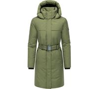 Navahoo Donna Cappotto con Cintura E Imbottita Cappuccio Gipfelspass XIV