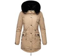 Navahoo Donna Giacca Cappotto Eskimo Invernale Foderato Cappuccio di Pelliccia