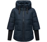 Navahoo Donna Giacca Invernale Trapuntata con Cappuccio & Lungo Polsini a