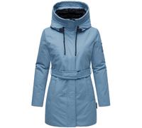 Navahoo Donna Parka Giacca Invernale Con Cintura E Fleece-Kragen Eishauch 14