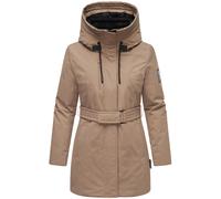 Navahoo Donna Parka Giacca Invernale Con Cintura E Fleece-Kragen Eishauch 14