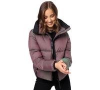 Navahoo, giacca invernale da donna, calda e riflettente, con effetto metallico, modello Sternschnüppchen, taglie XS-XL, melanzana, S