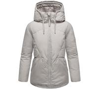 Navahoo - Giacca invernale da donna calda, trapuntata con cappuccio regolabile e dettagli magnetici, "Pastellzauber", taglie S-3XL, osso, XXL