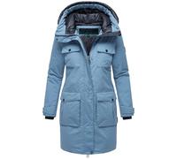 Navahoo Giacca invernale da donna con cappuccio Eissturm 14 S-3XL, Blu polvere, M