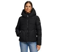 Navahoo - Giacca invernale da donna (XS-XXL) - Resistente all'acqua, colletto alto e imbottito, grande cappuccio, giacca trapuntata, calda giacca da donna - N004, Nero , XL
