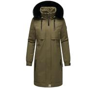 NAVAHOO Cappotto di mezza stagione ' Kaltwetterretter 14' verde / nero Donna NAVAHOO S