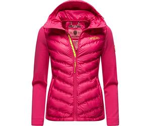 Navahoo, giacca leggera da donna per la mezza stagione, trapuntata, con cappuccio, "Nimm Mich Mit", XS-XXL, Colore: rosa., XS