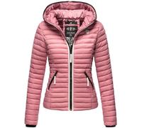 Navahoo Giacca trapuntata da donna con cappuccio autunnale B811, Rosa scuro., XXL