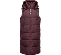 NAVAHOO Gilet bordeaux / bianco Donna NAVAHOO XS