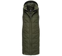 NAVAHOO Gilet 'Brezelchen' oliva Donna NAVAHOO L
