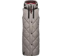 NAVAHOO Gilet 'Schnuckel' pietra / granatina / nero Donna NAVAHOO M